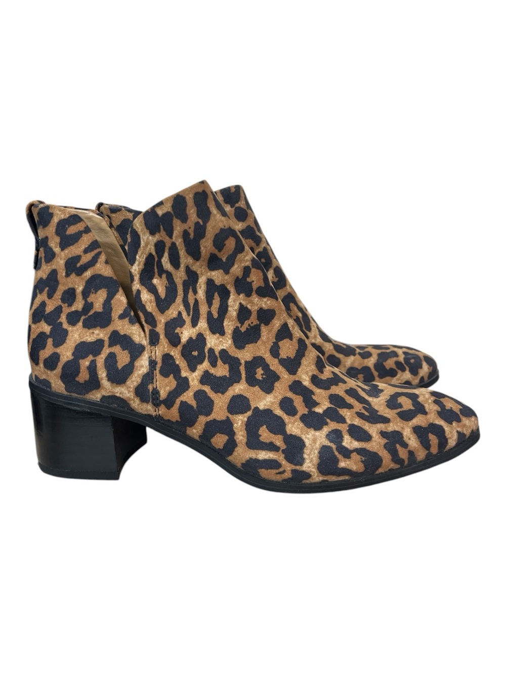Franco Sarto Leopard Print Ankle Booties size 6.5